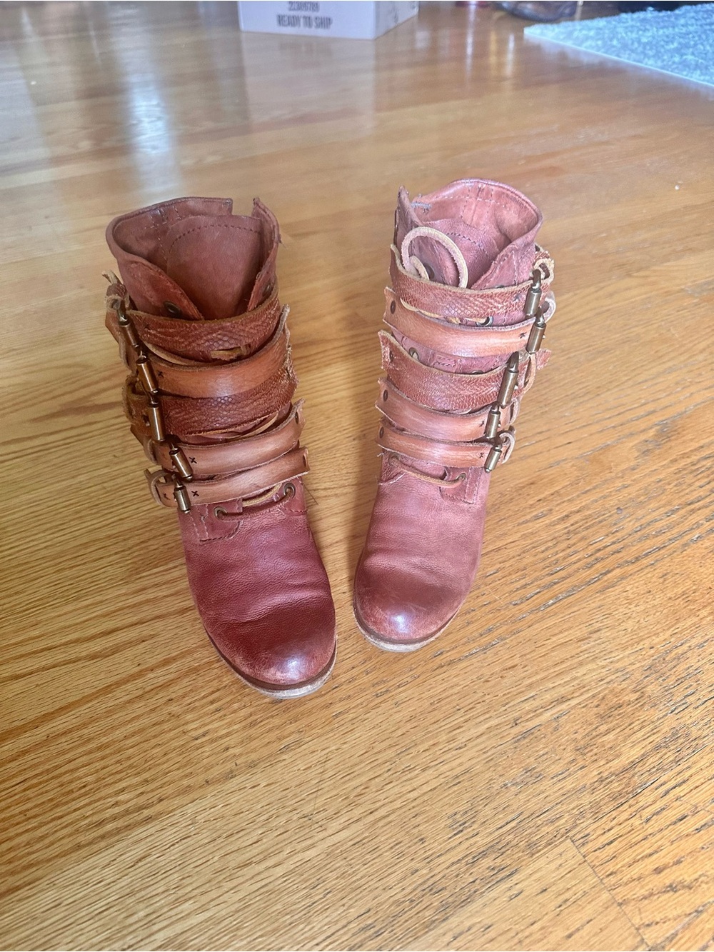 Women’s Buckle Strap Ankle Boots